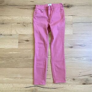 J. Crew Pink Skinny Jeans Vibrant Denim